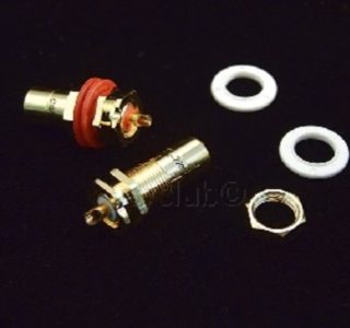 RCA socket gold plated