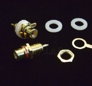RCA socket gold plated